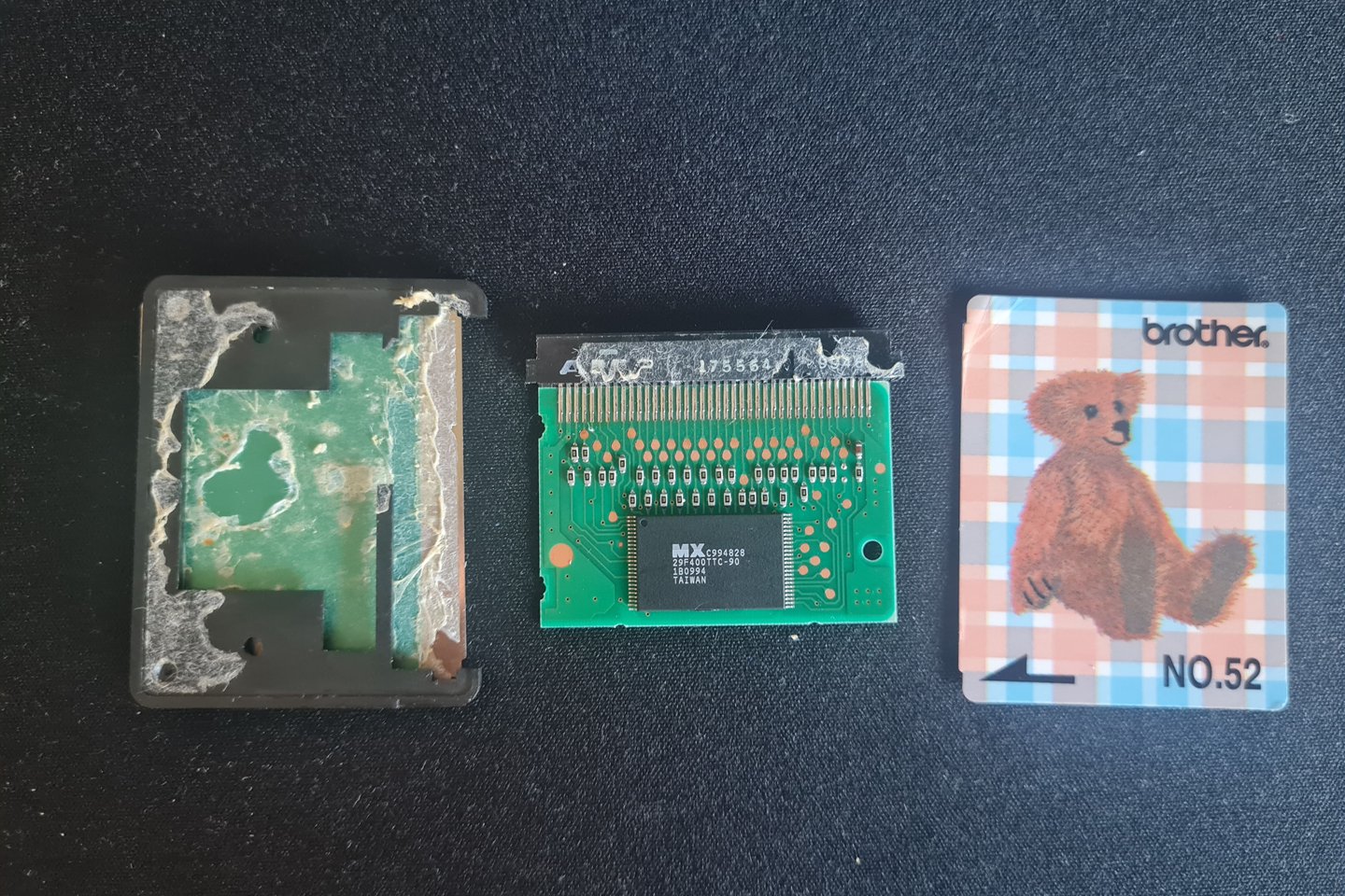 Electronics from my Brother embroidery cartridge reverse-engineering project